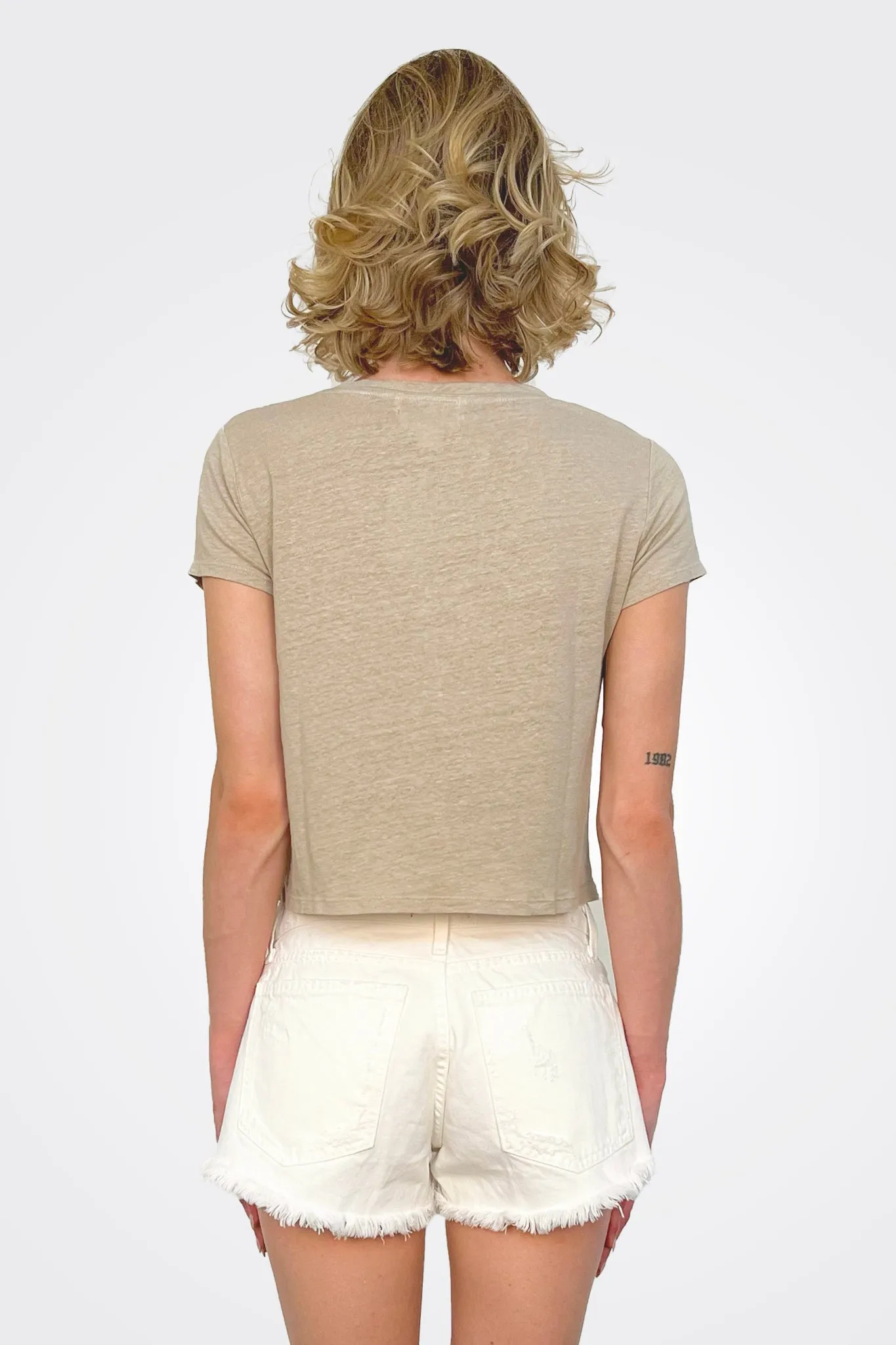 Amber Crop Tee - Ancient