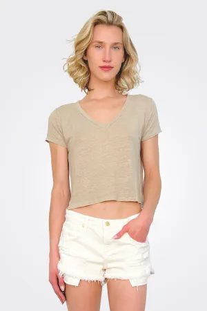 Amber Crop Tee - Ancient