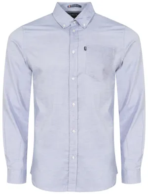 Barra Cotton Chambray Shirt in Blue - Le Shark