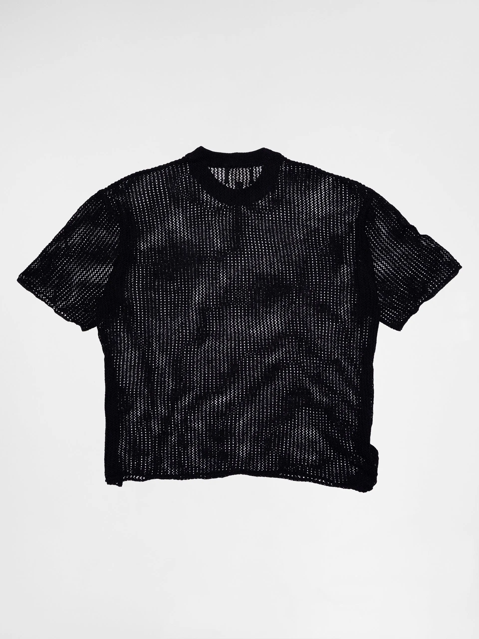 Beach Brains Mesh Knit Tee Black