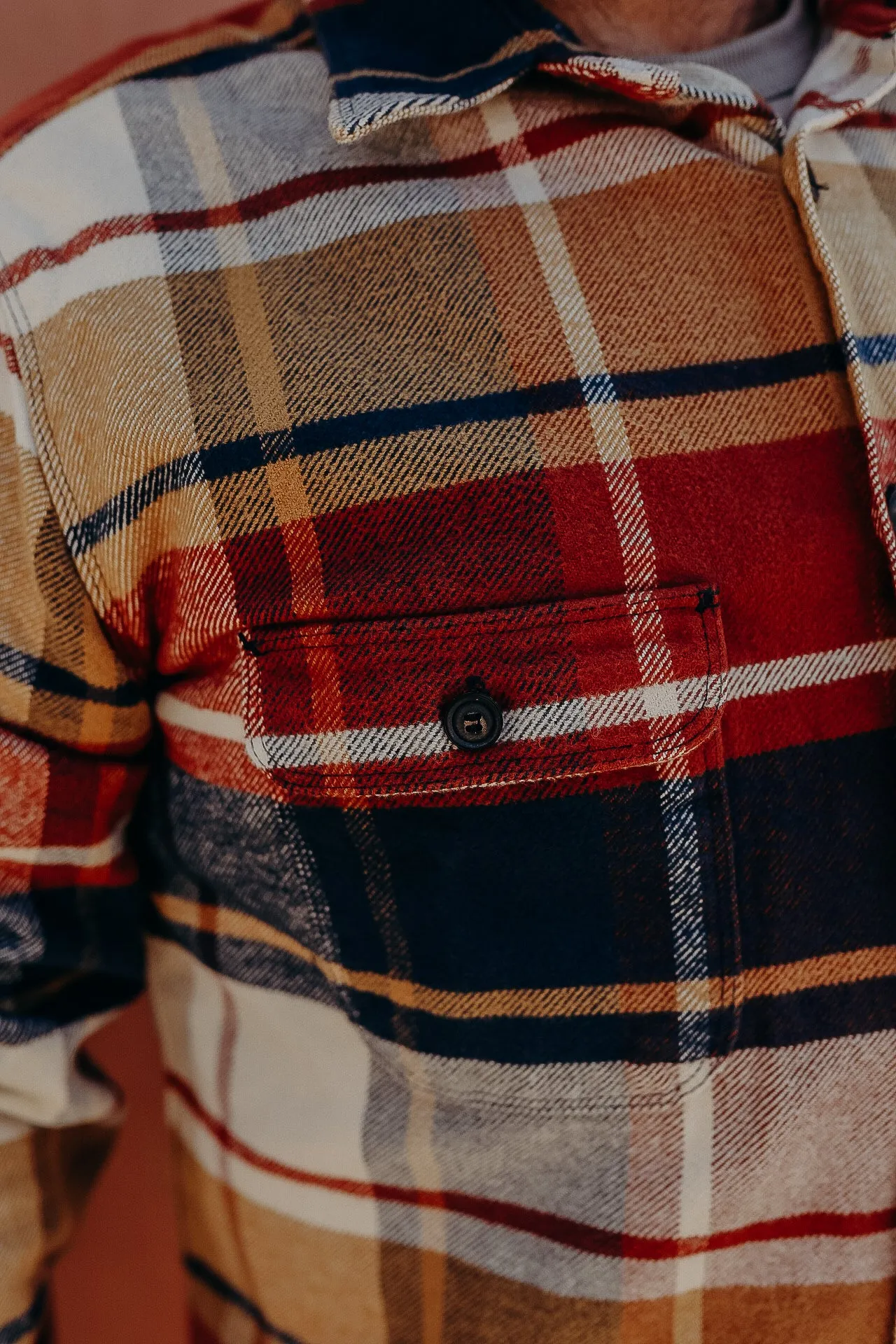Benson- Gold Plaid