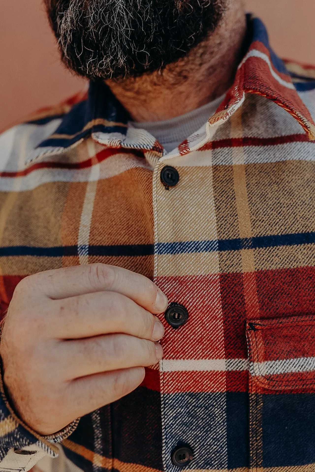 Benson- Gold Plaid