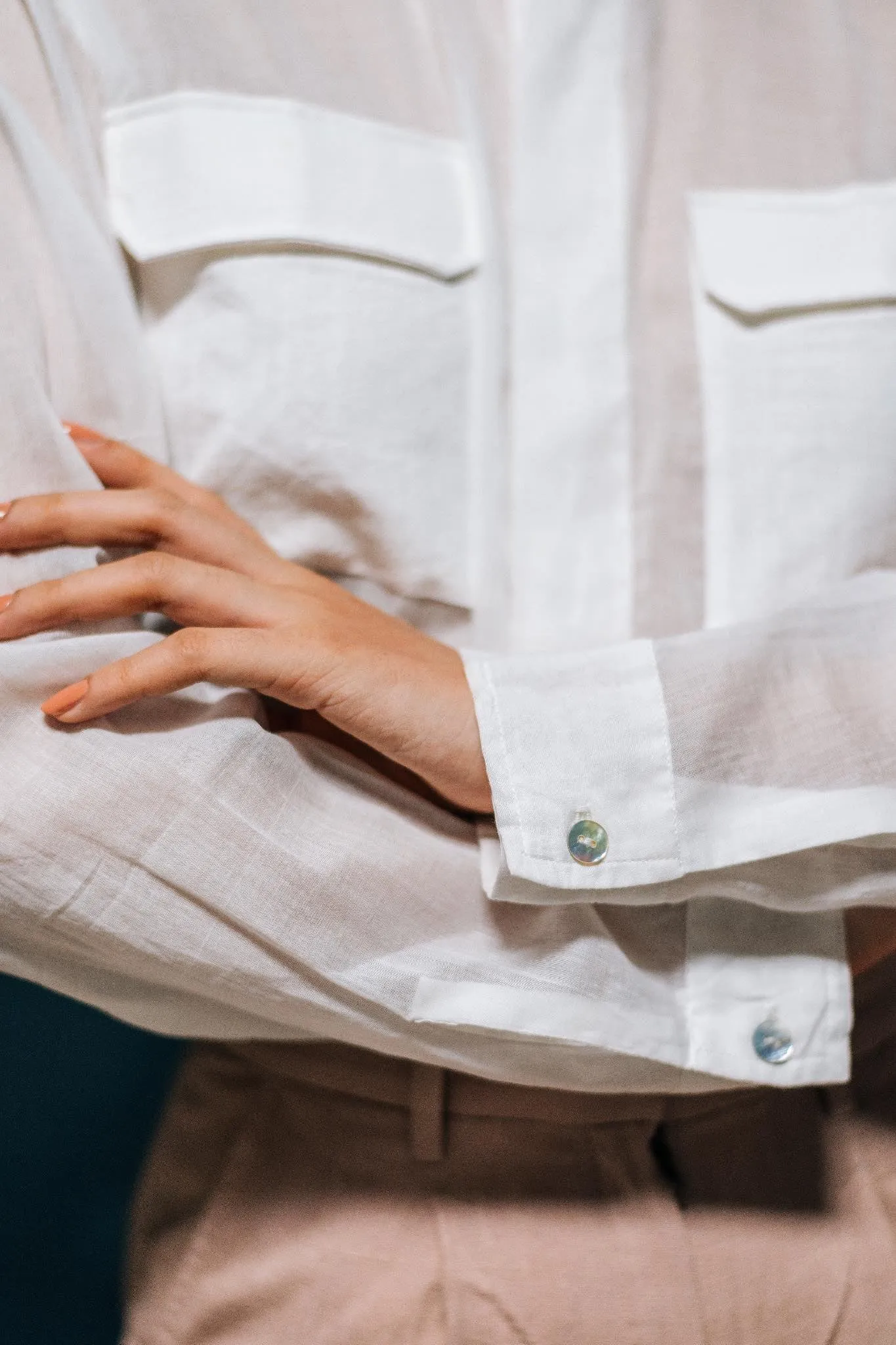 Binodini - White Muslin Shirt