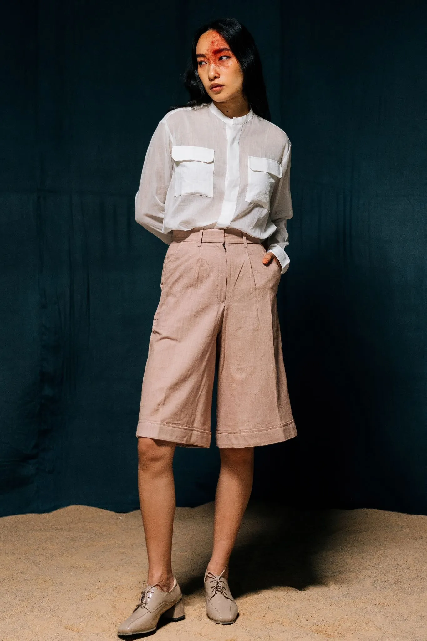 Binodini - White Muslin Shirt