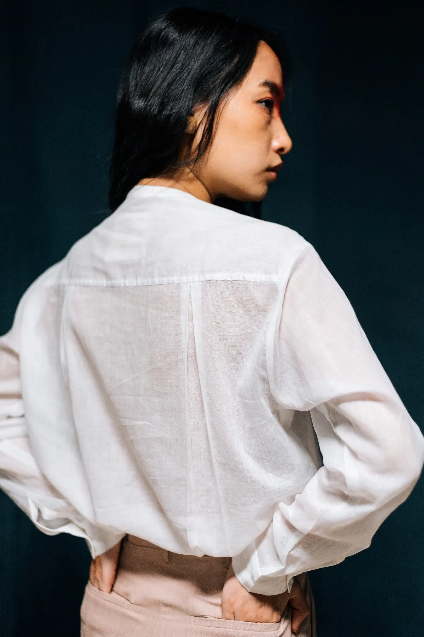 Binodini - White Muslin Shirt