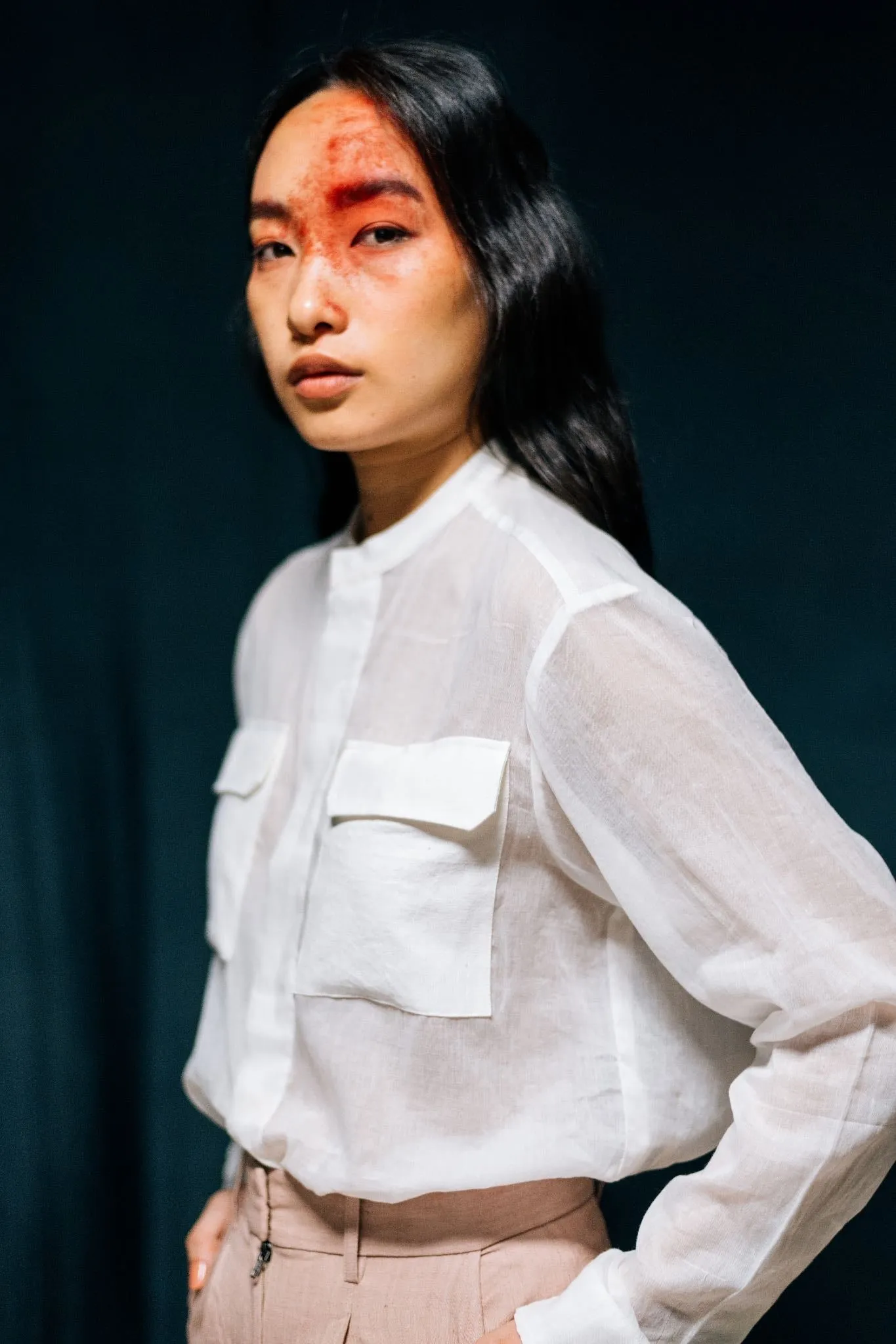 Binodini - White Muslin Shirt