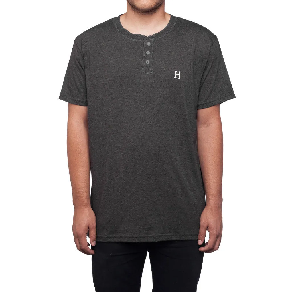 CLASSIC H HENLEY SUM15 // CHARCOAL HEATHER