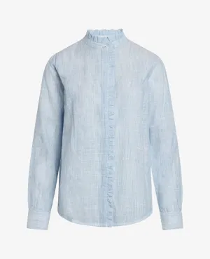 COTTON SHEER BLOUSE
