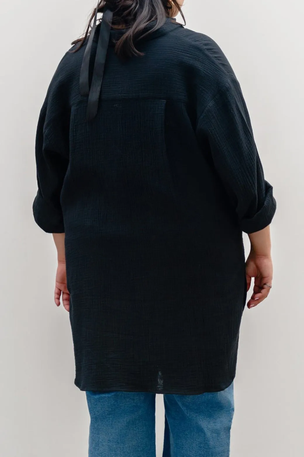 CURVE MUSLIN SHIRT