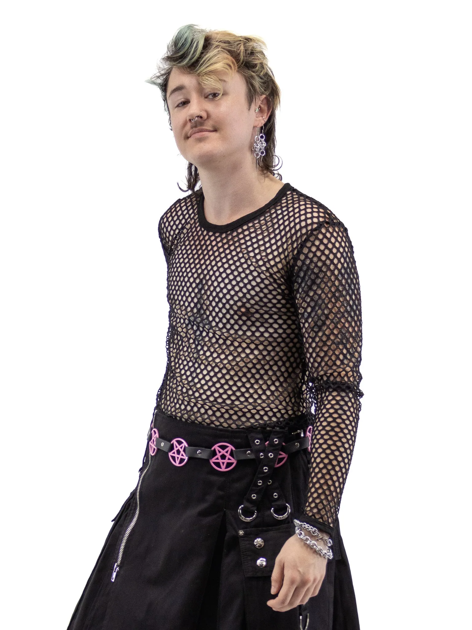 Fishnet Long Sleeve Top UNISEX