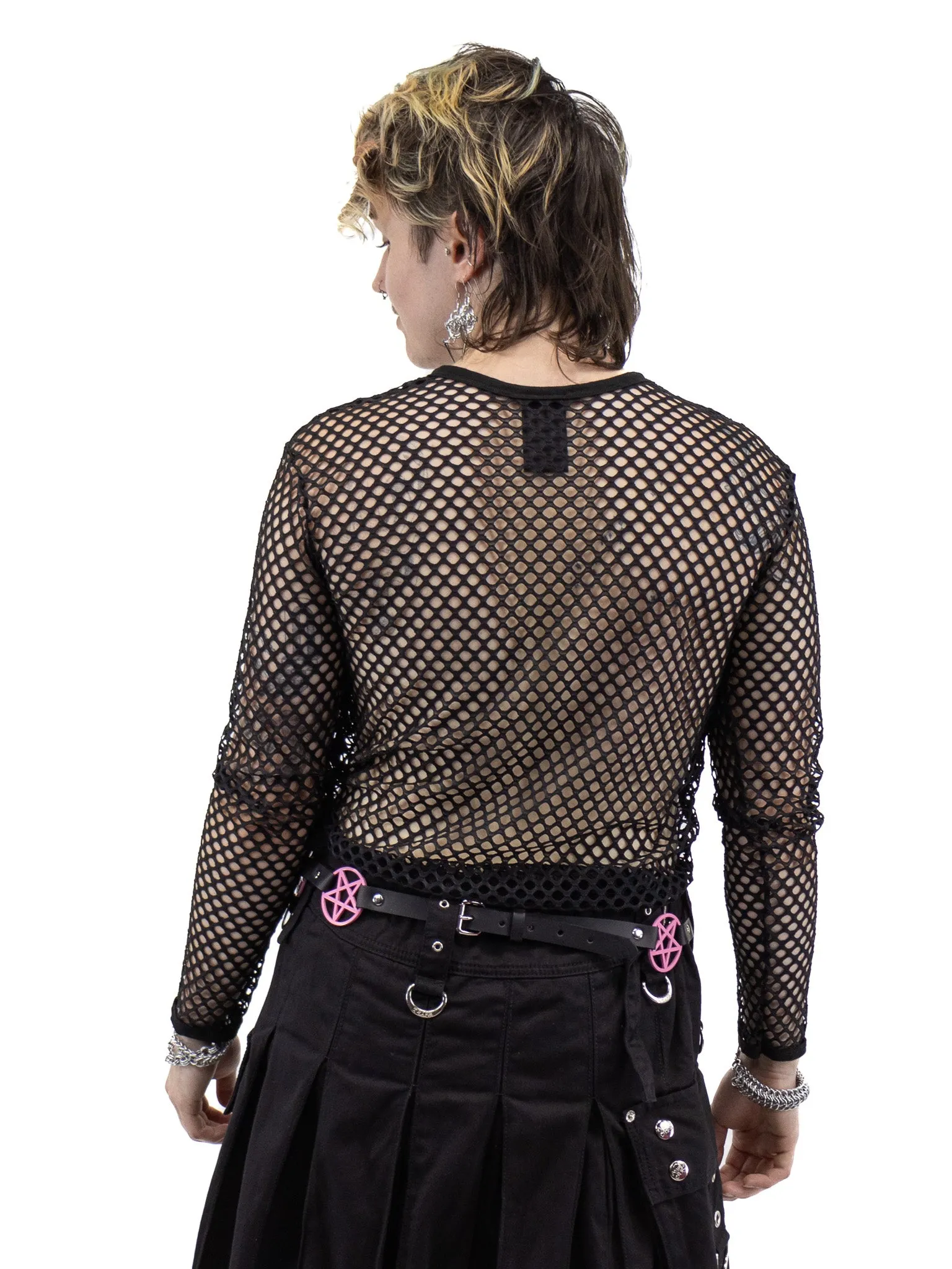 Fishnet Long Sleeve Top UNISEX