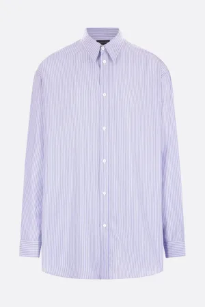 Fluid Striped Poplin Shirt