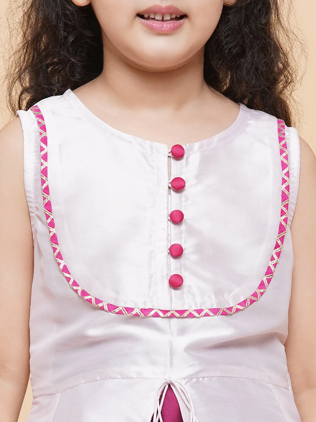 Girls Printed Ready To Wear Lehenga & Kurta