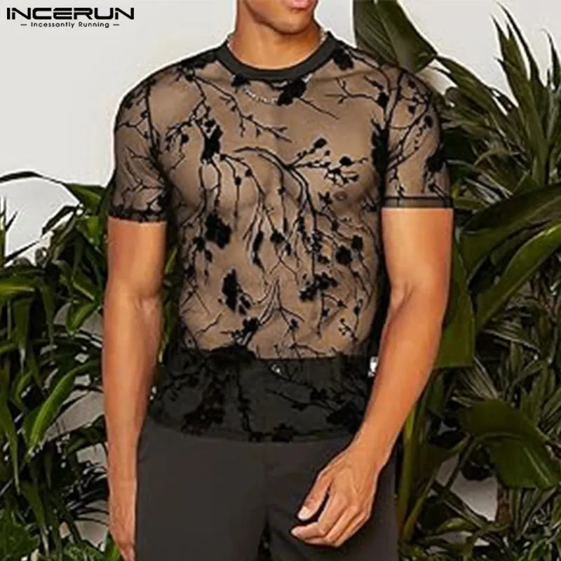 INCERUN Sensual Sheer Shirts