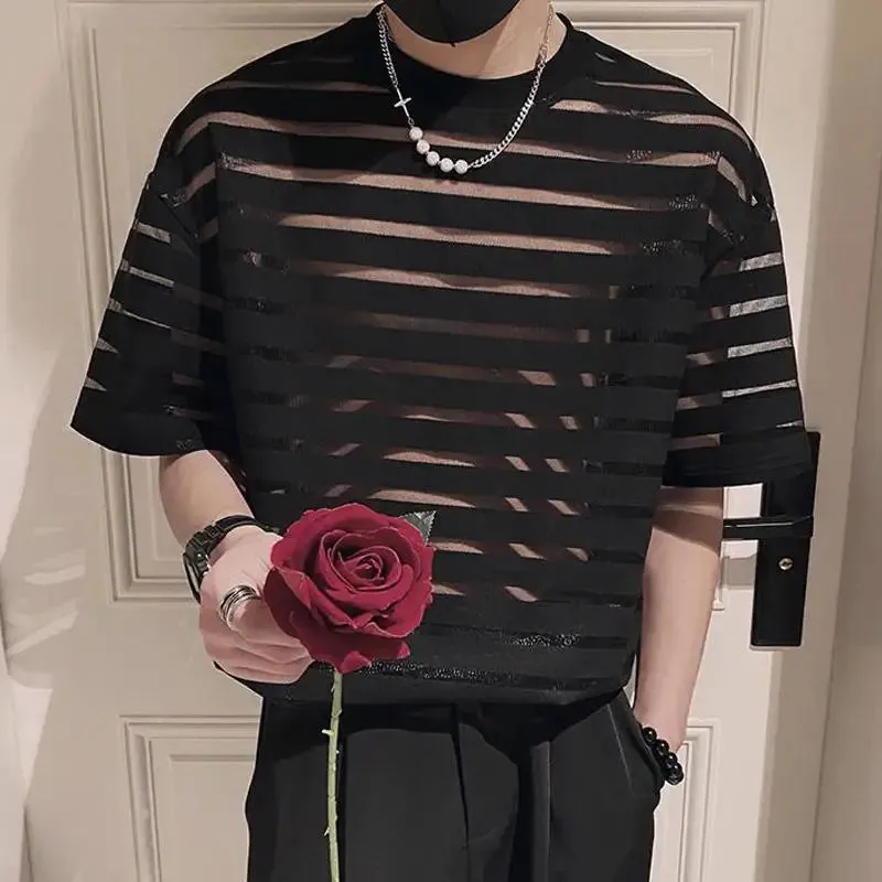 INCERUN Sensual Sheer Shirts