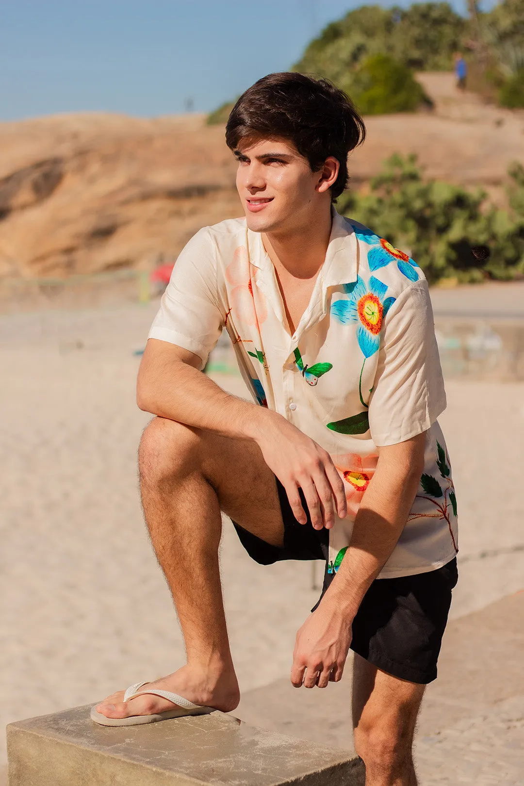 Ivory Garden Rayon Short Sleeve Shirt