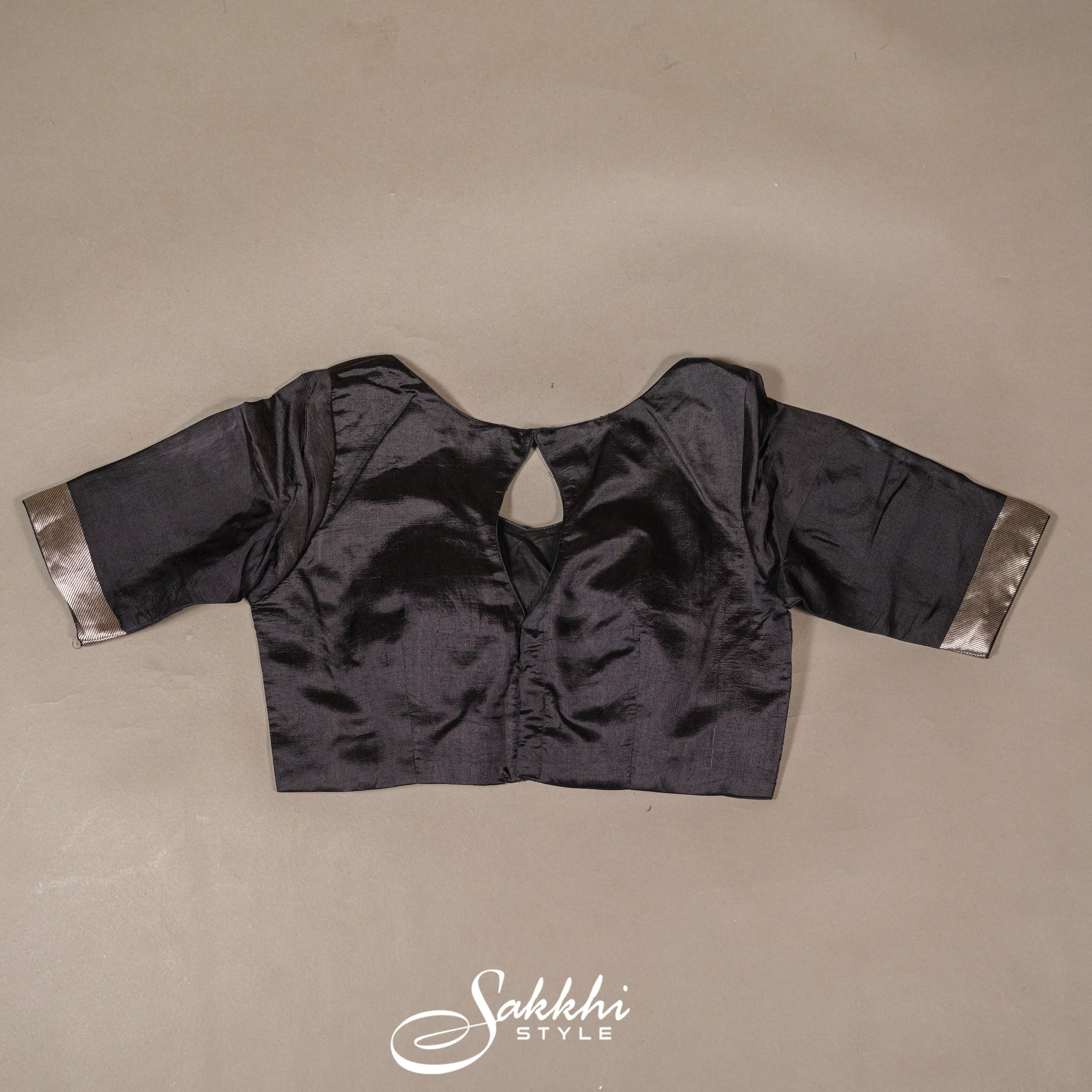 JET BLACK RAW MANGO BANARASI SAREE