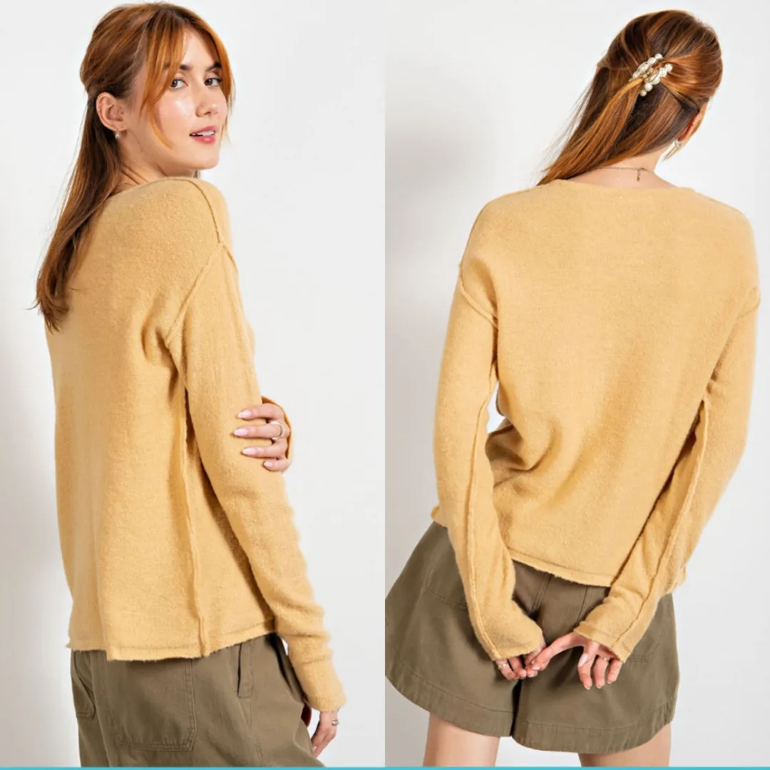 Knit Henley Top