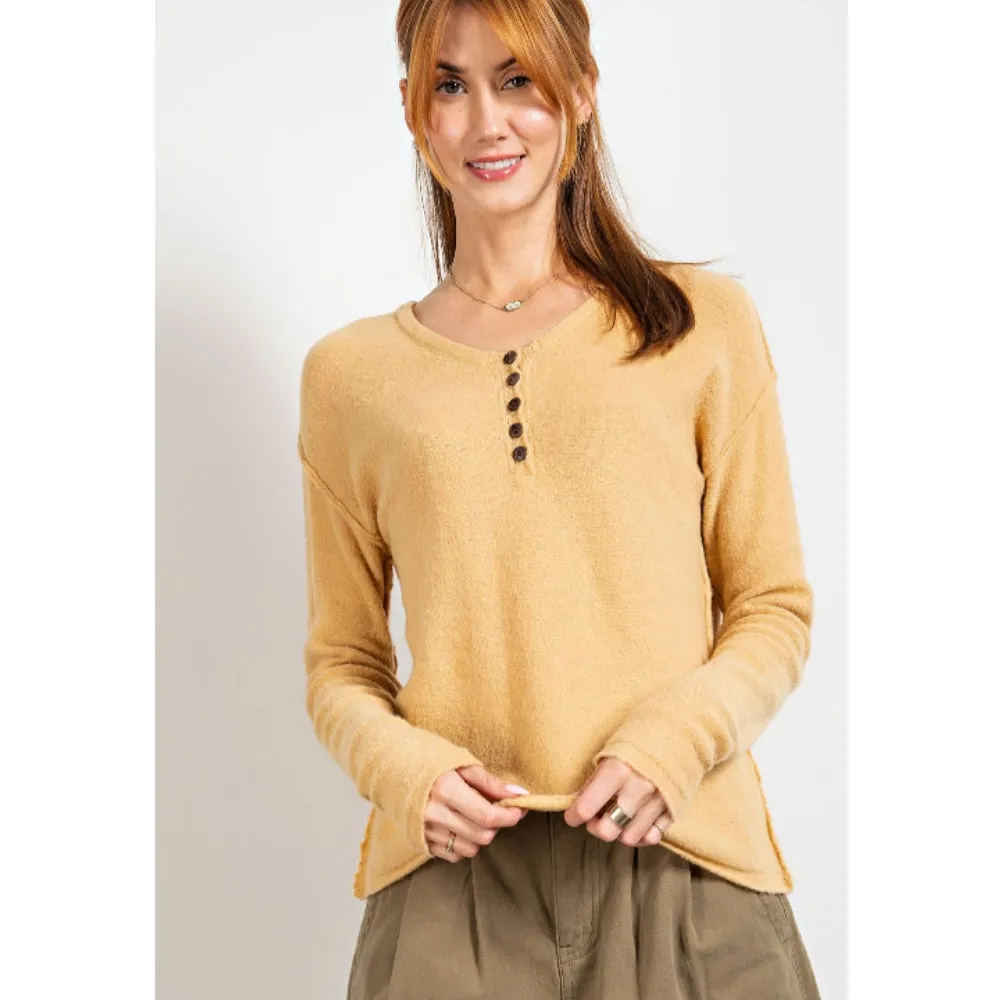 Knit Henley Top