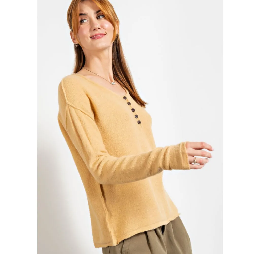 Knit Henley Top