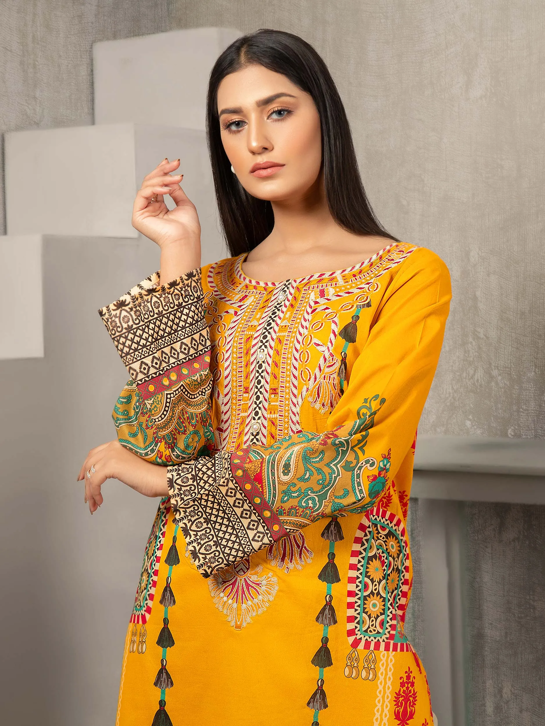 Lawn Shirt Embroidered (Unstitched)