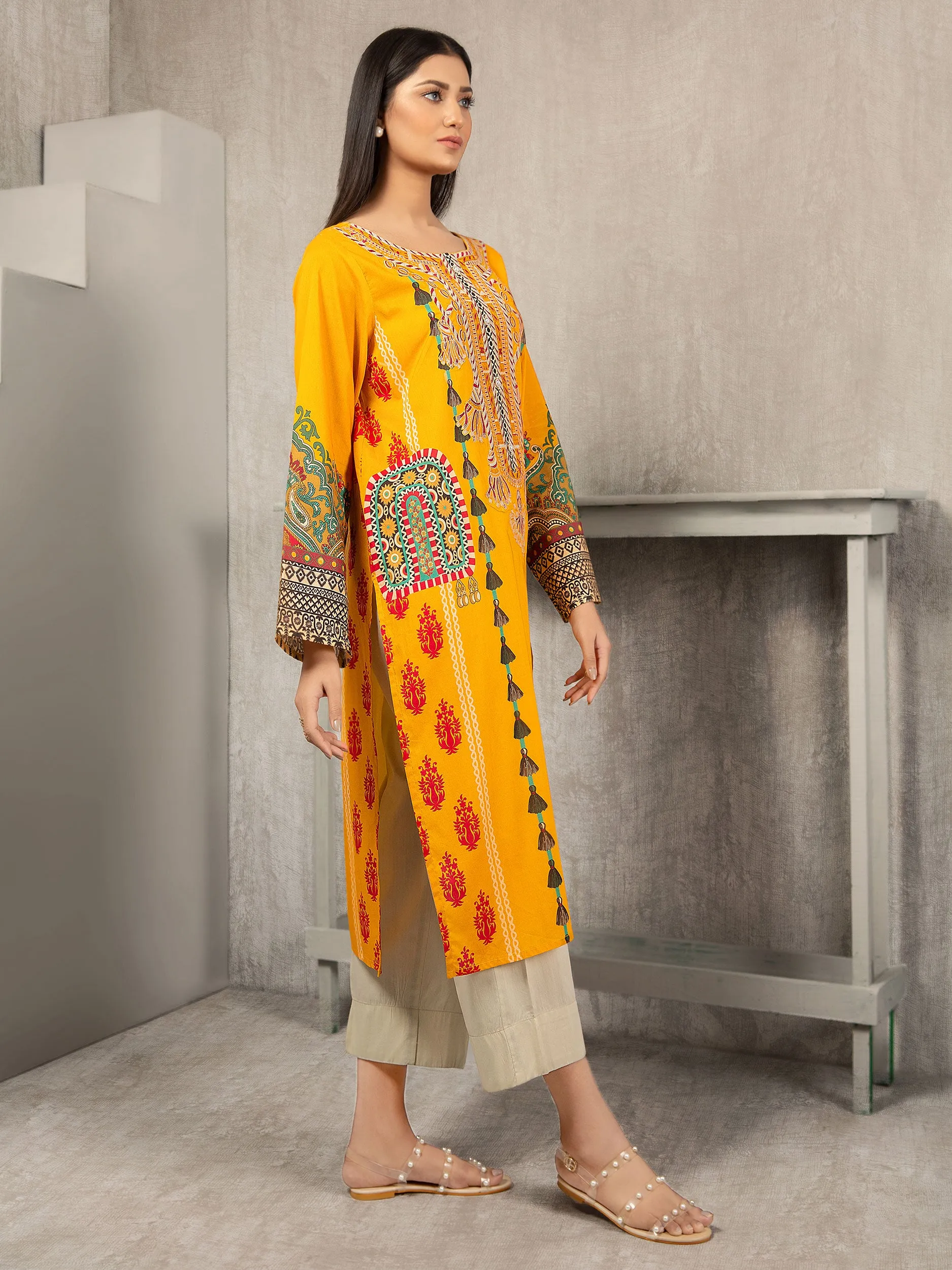 Lawn Shirt Embroidered (Unstitched)