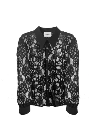Lorena Lace Blouse- Black