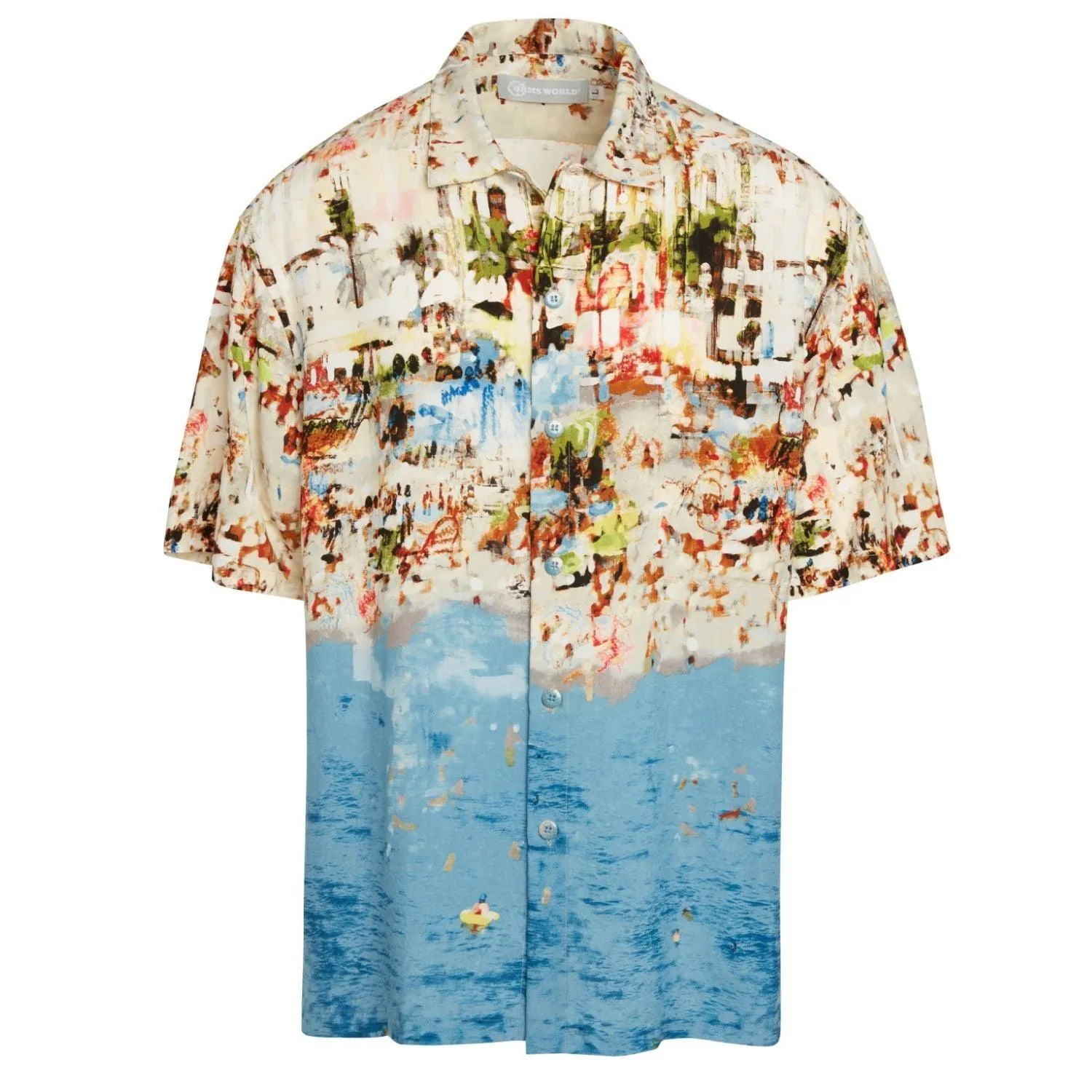 Men's Retro Shirt - Tropea Beach