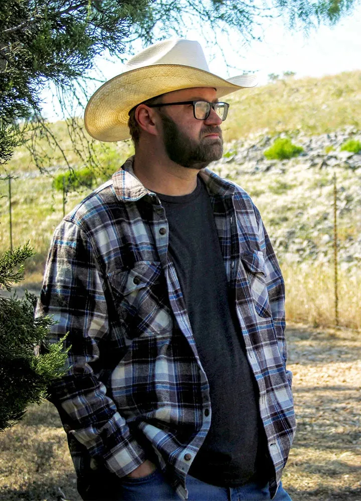 Men's Stalwart Heavyweight Flannel Shirts,10.6oz
