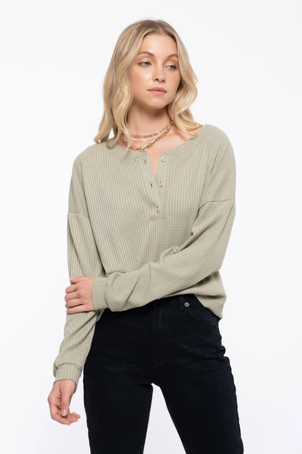 Morning Chill Henley Top