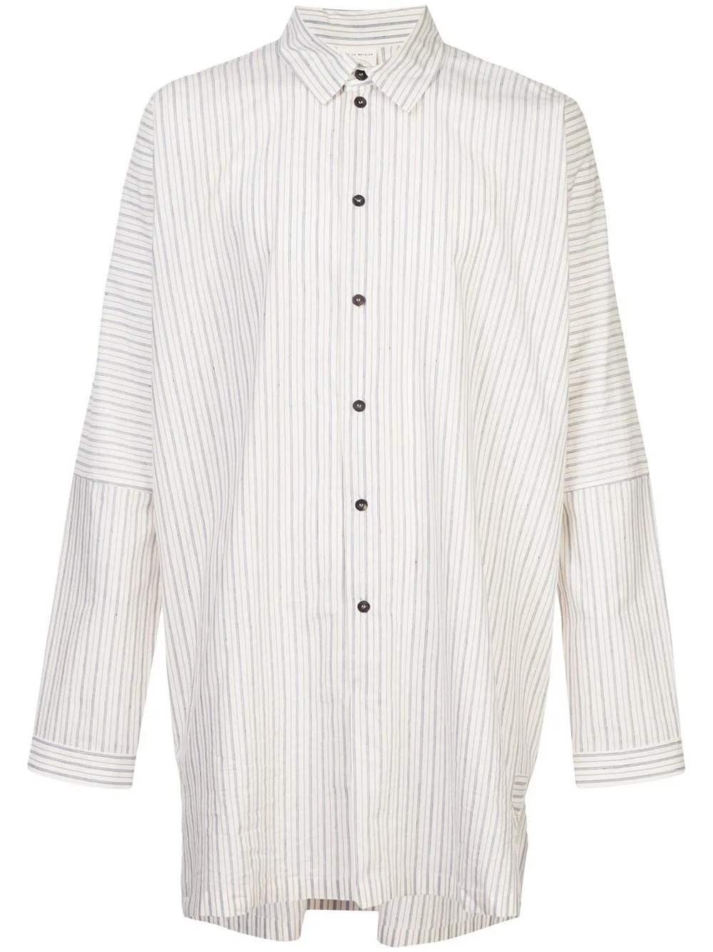 Natural Sheer Striped Shirt