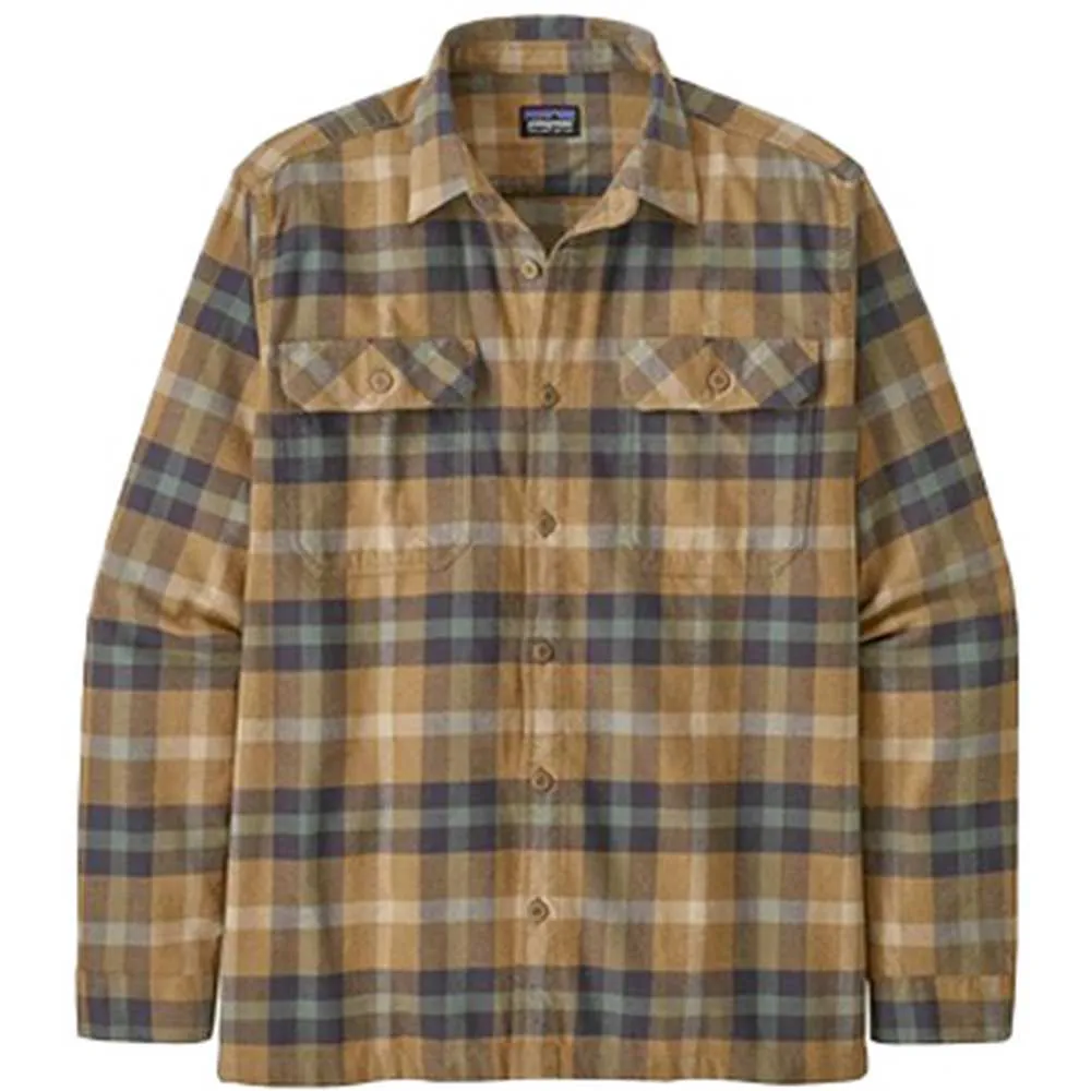 Patagonia Men's Long-Sleeved Organic Cotton Midweight Fjord Flannel Shirt