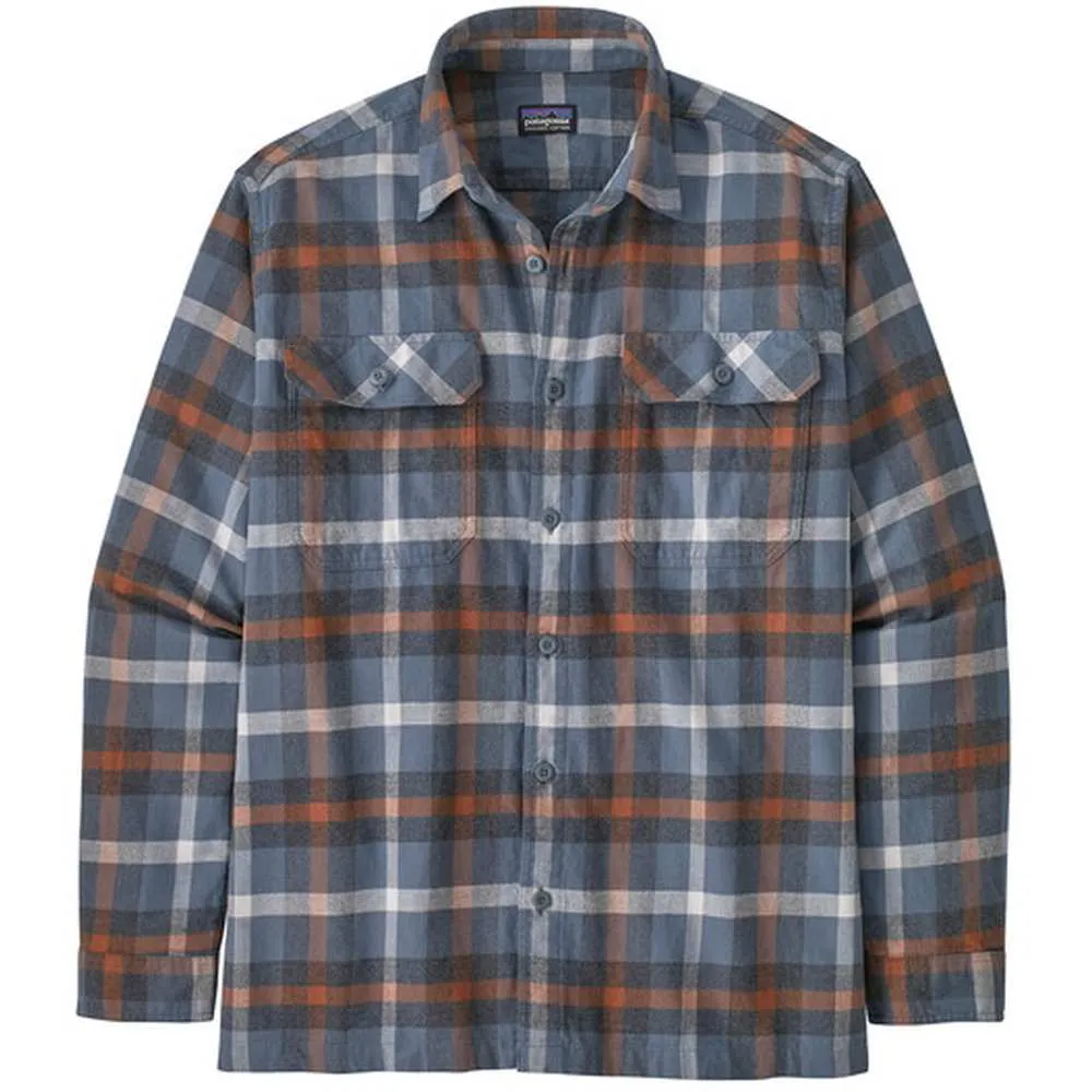 Patagonia Men's Long-Sleeved Organic Cotton Midweight Fjord Flannel Shirt