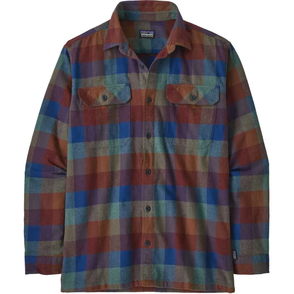 Patagonia Men's Long-Sleeved Organic Cotton Midweight Fjord Flannel Shirt