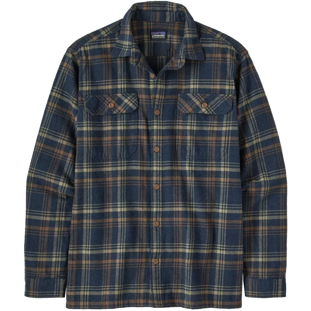 Patagonia Men's Long-Sleeved Organic Cotton Midweight Fjord Flannel Shirt