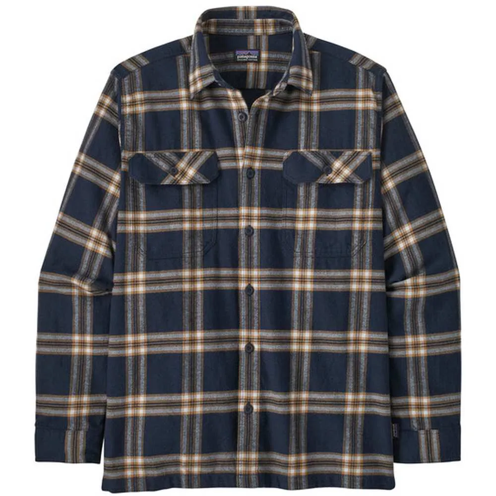 Patagonia Men's Long-Sleeved Organic Cotton Midweight Fjord Flannel Shirt