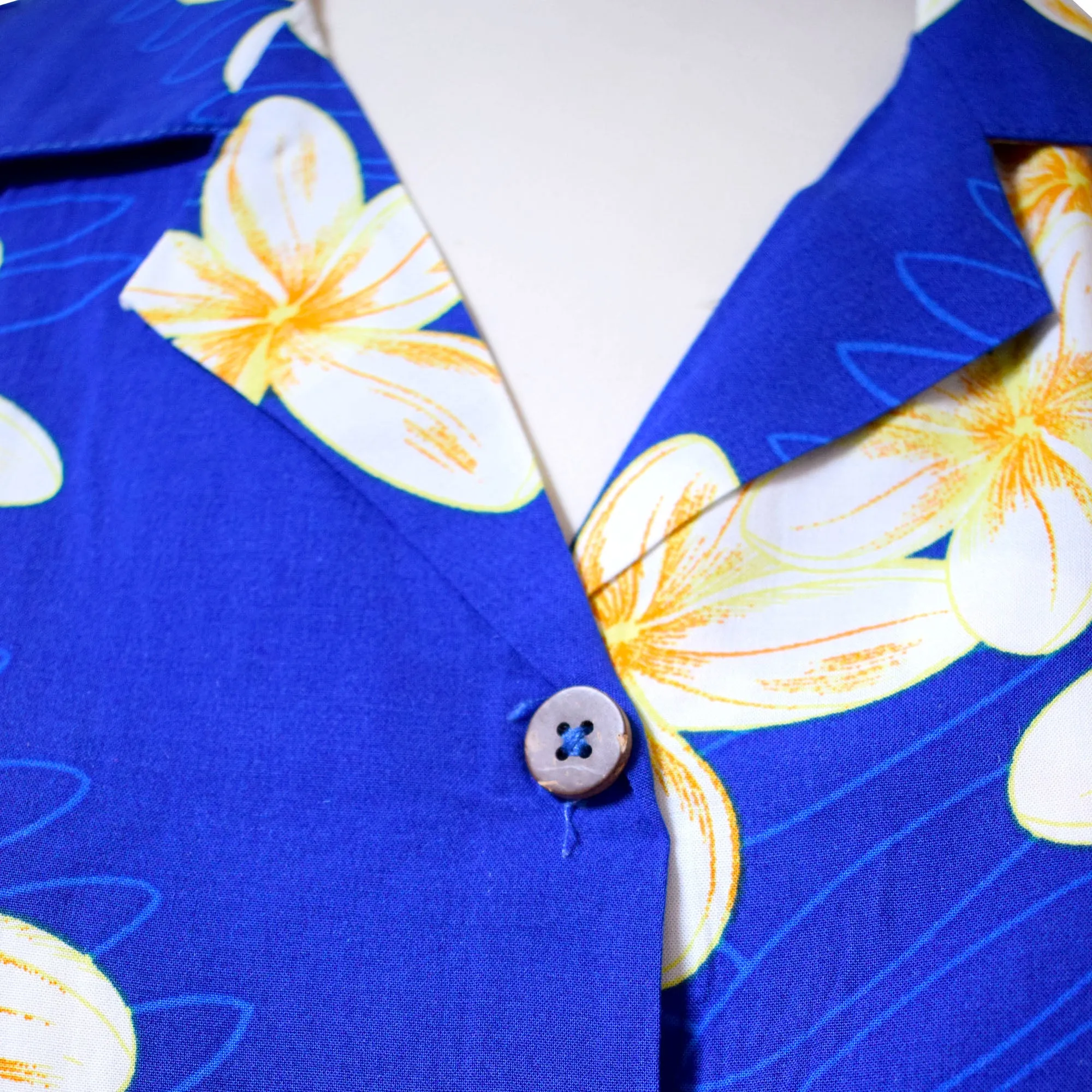Plumeria Women's Aloha Shirt