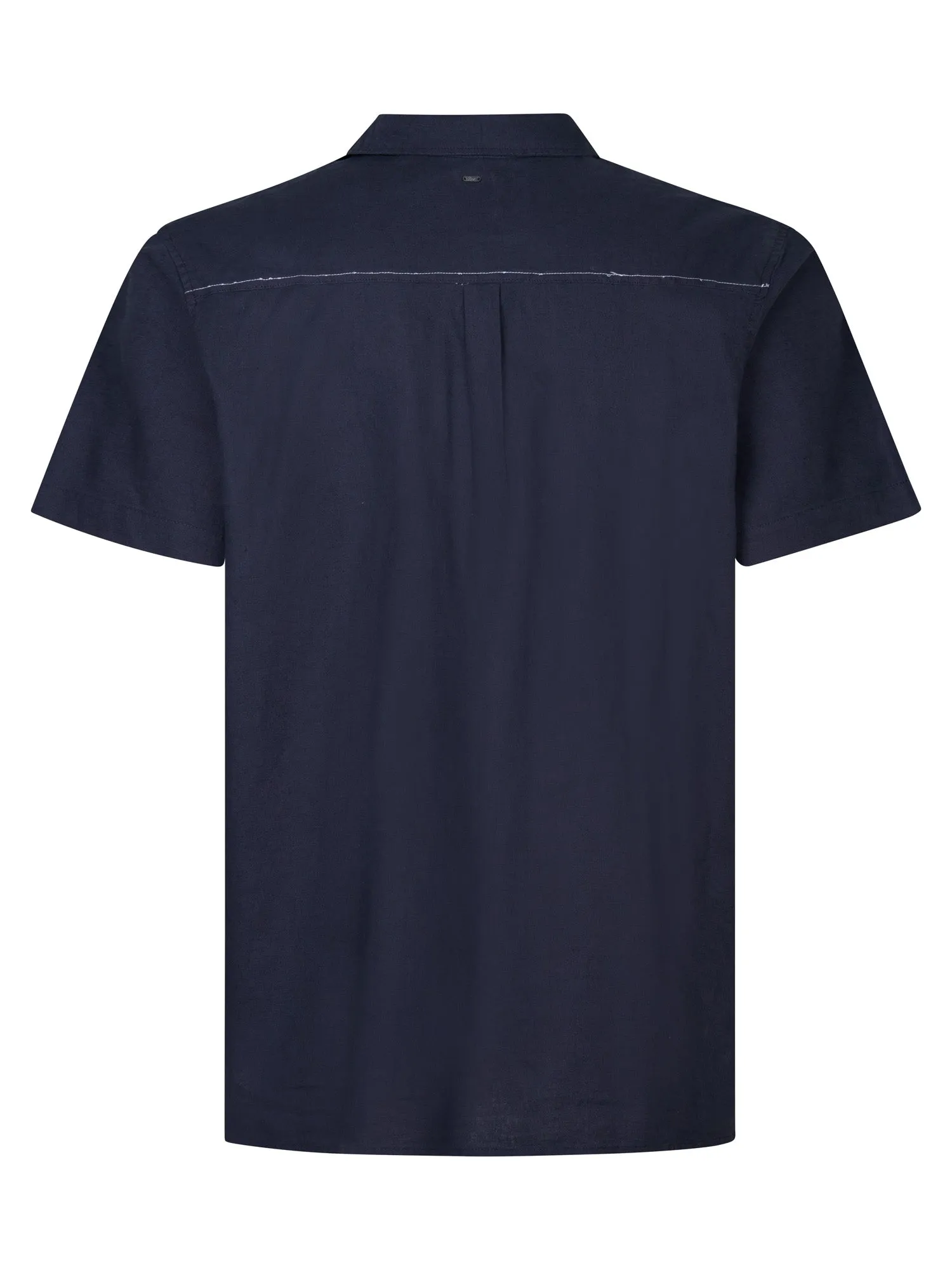 Plus size plain linen shirt Mahiway
