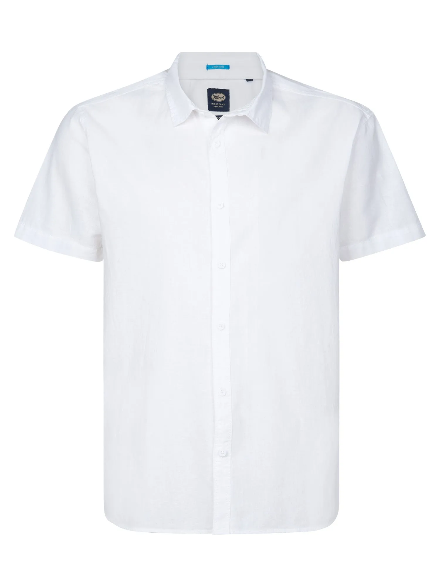 Plus size plain linen shirt Mahiway