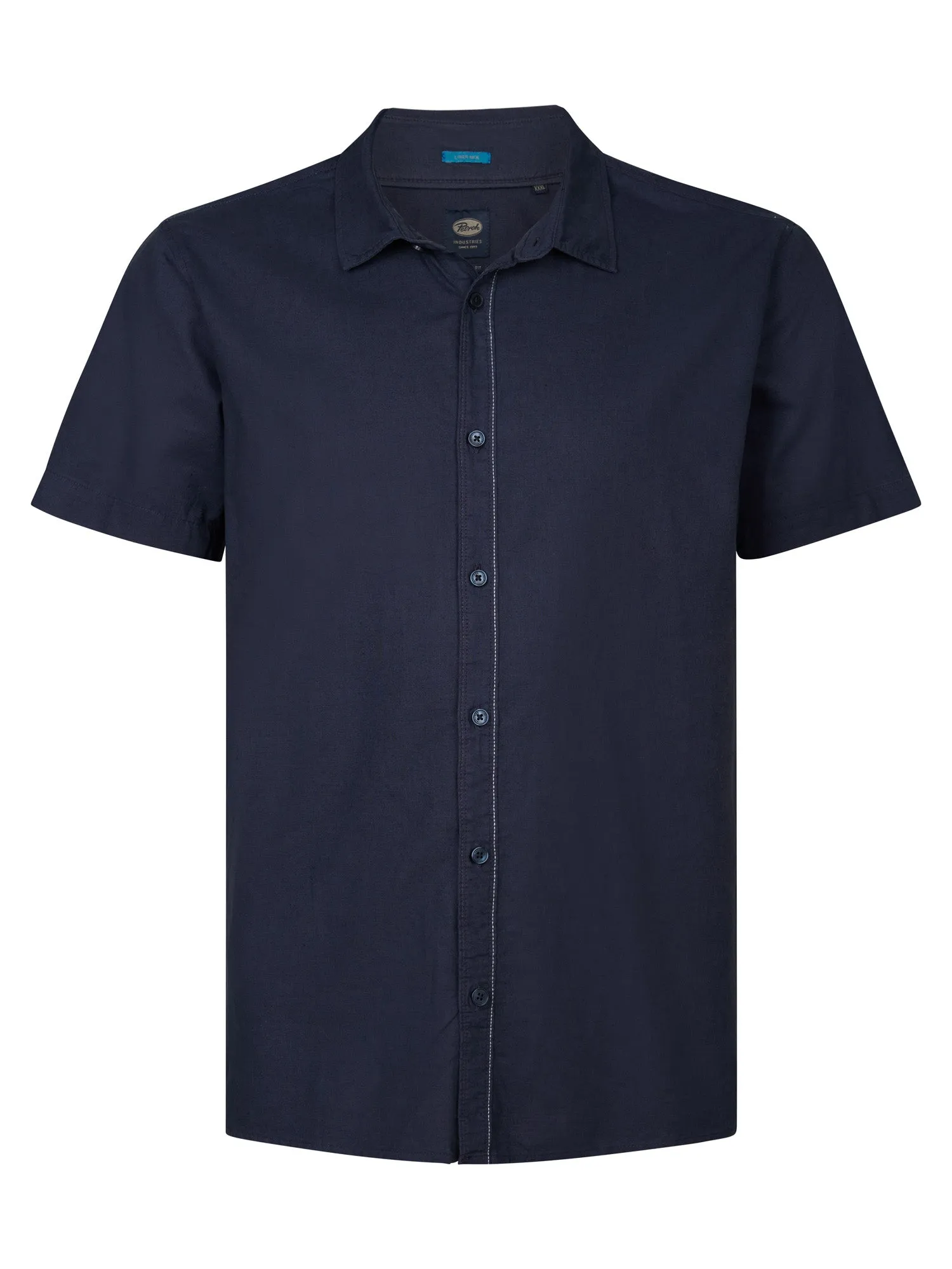 Plus size plain linen shirt Mahiway