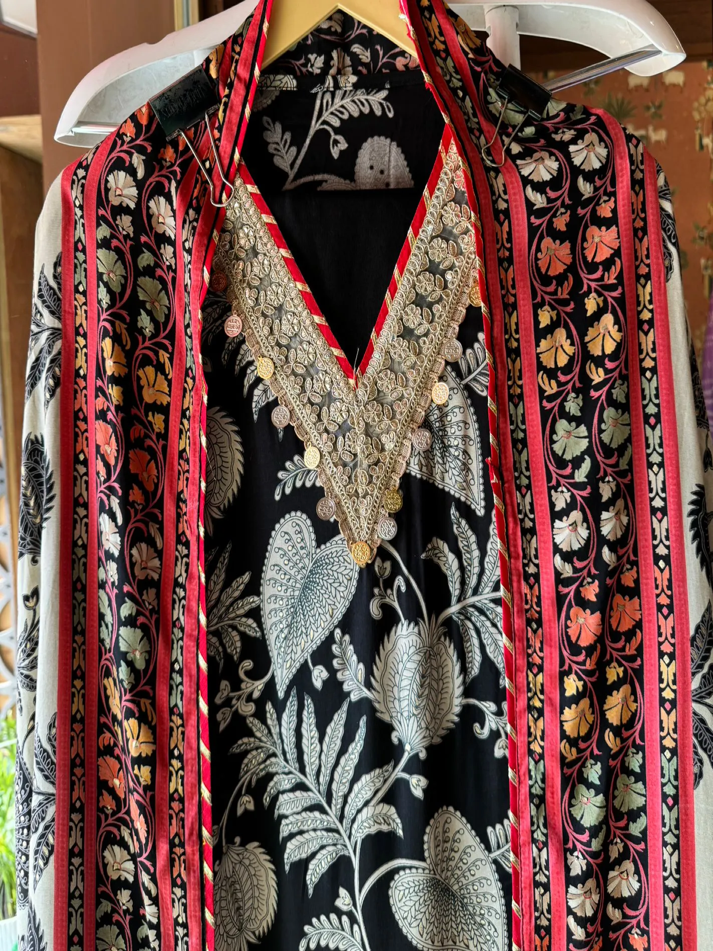Pure Muslin Digital printed Shirt