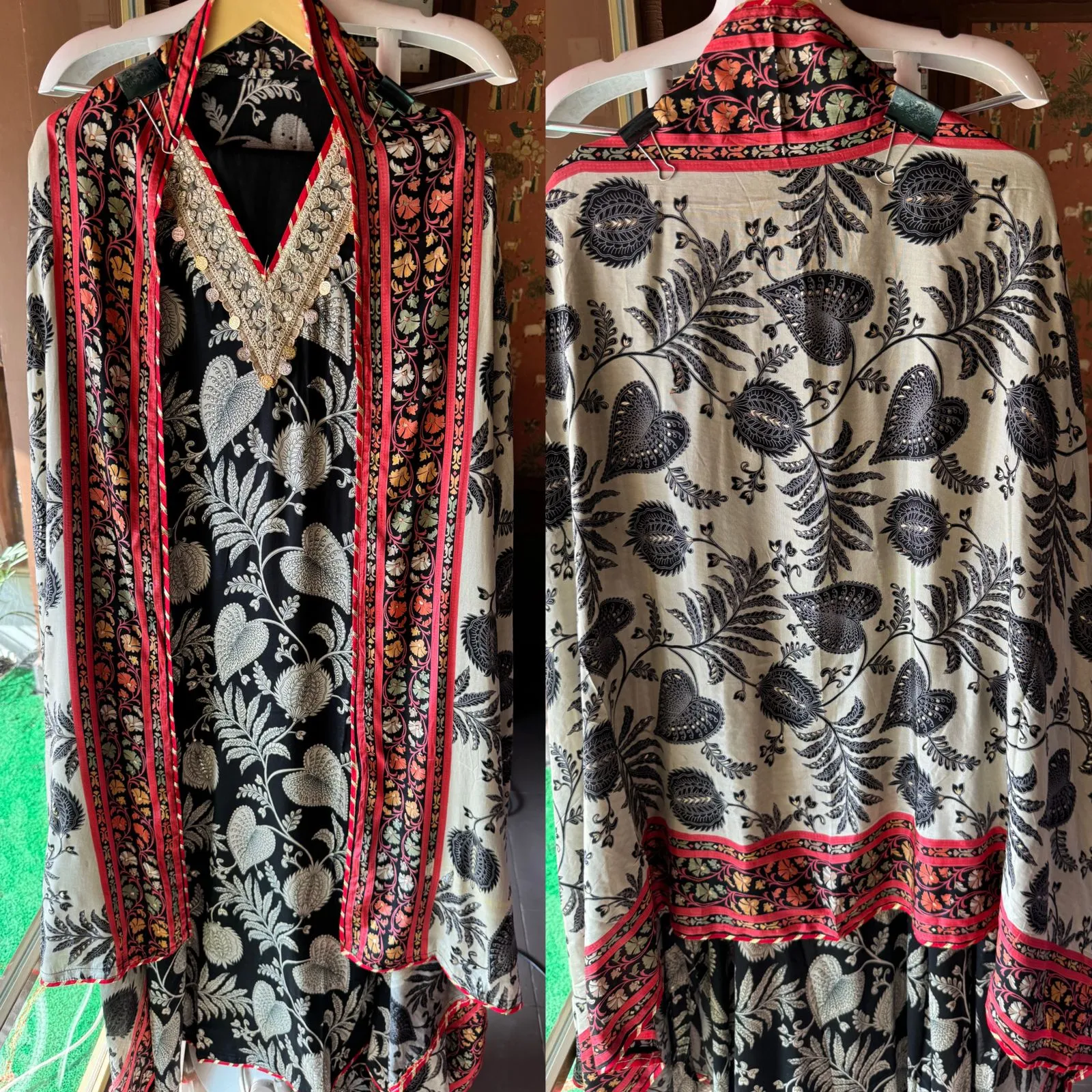 Pure Muslin Digital printed Shirt