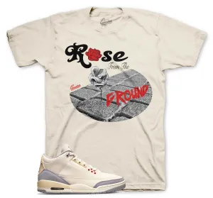 Retro 3 Muslin Rose From Ground Shirt