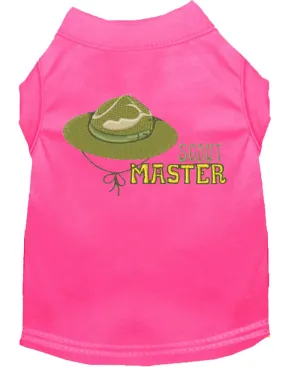 Scout Master Embroidered Dog Shirt Bright Pink Xxl (18)