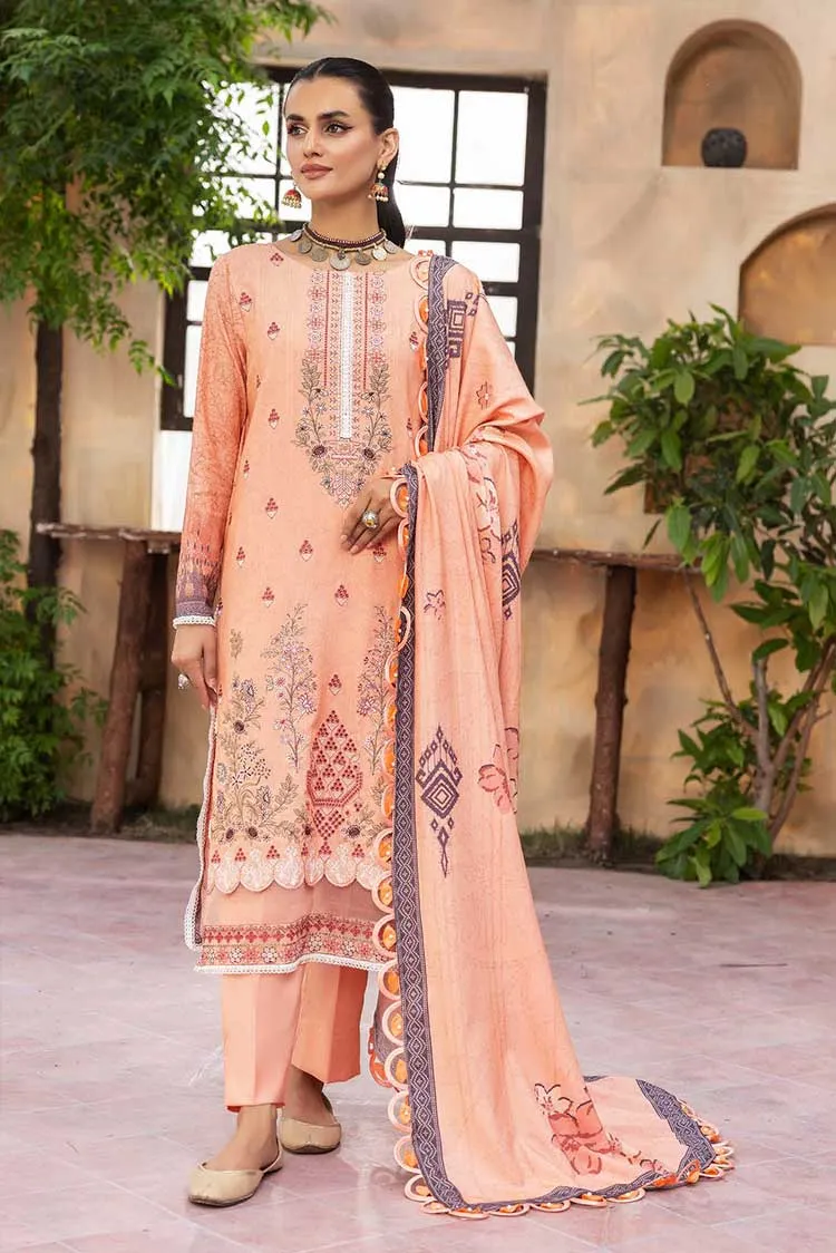 Shaista - Design 243 Sania Dhanak Digital Printed Embroidered Collection