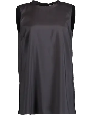 Sleeveless Silk Blouse