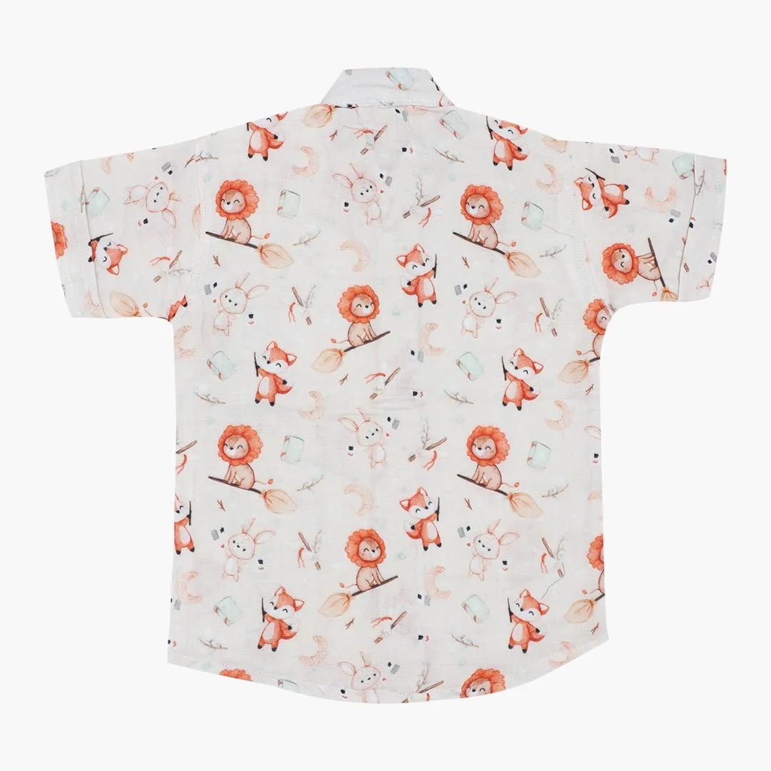 Space Hoppers - Muslin Top and Shorts for kids