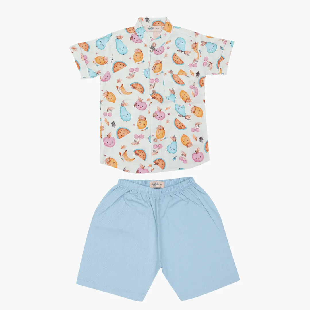 Space Hoppers - Muslin Top and Shorts for kids