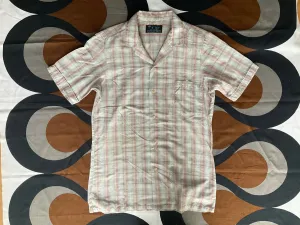 Vintage 1980s check short-sleeve shirt, Medium