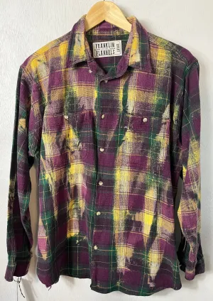 Vintage Plum, Green and Yellow Cordoroy Size Large